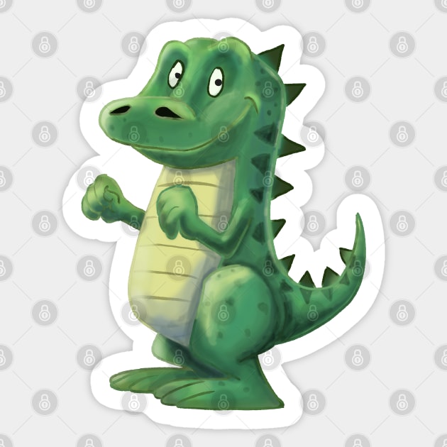 A CUTE DRAGON Sticker by droidmonkey
